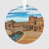 Plaza de Espana, Séville. Espagne (dos)