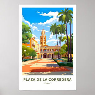 Plaza de la Corredera Spanje Reisprint Poster