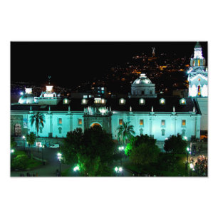 Plaza de la Independencia, Quito, Ecuador Foto Afdruk