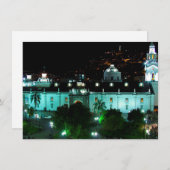 Plaza de la Independencia, Quito, Ecuador-kaart (Voorkant / Achterkant)