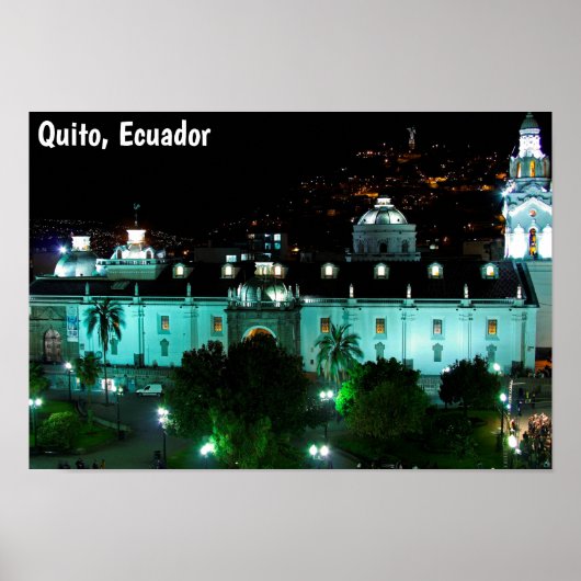 Plaza de la Independencia, Quito, Ecuador Poster (Voorkant)