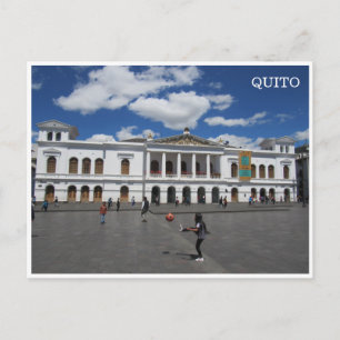 plaza de la onafhankencia quito briefkaart