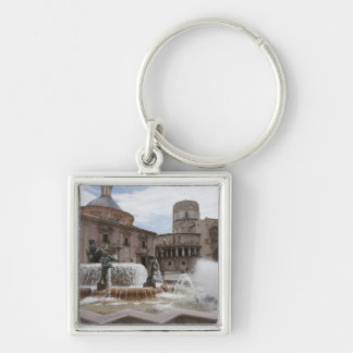 Plaza de la virgin en Basilica de virgen Sleutelhanger