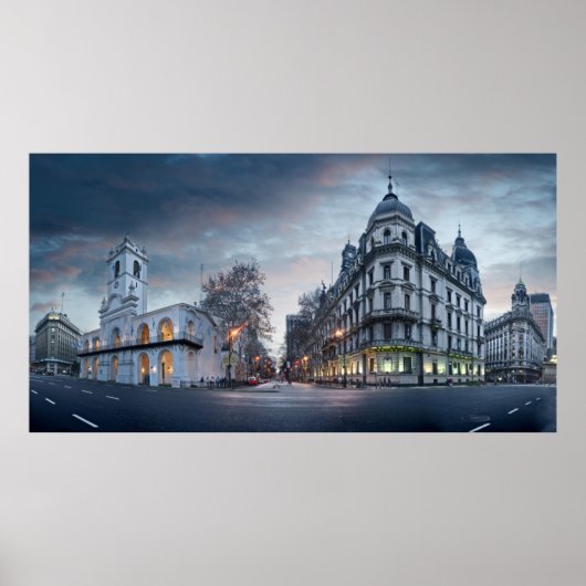 Plaza De Mayo Square Poster (Voorkant)