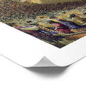 Plaza de Toros van Madrid, 1865 (kleur litho) Poster (Hoek)