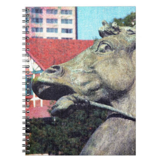 Plaza Fountain Horse Detail Notitieboek