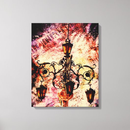 Plaza light canvas afdruk (Voorkant)