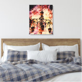 Plaza light canvas afdruk (Insitu (Slaapkamer))