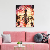 Plaza light canvas afdruk (Insitu (Woonkamer))