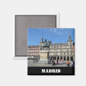 Plaza Mayor, Madrid Magnet (Recto/Verso)