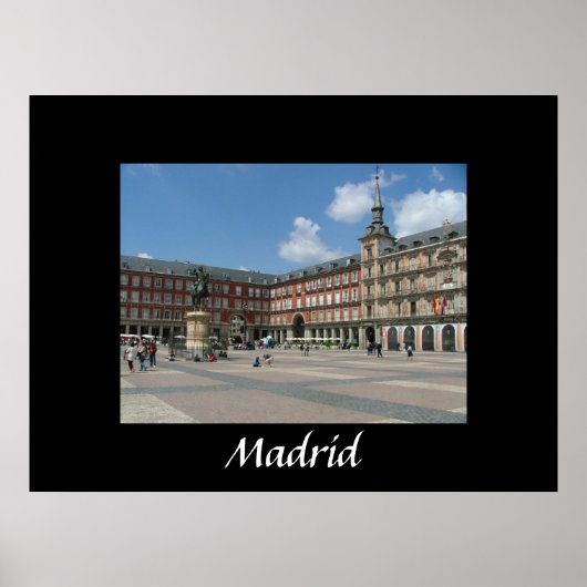 Plaza Mayor Poster (Voorkant)