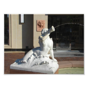 Plaza Mermaid Foto Afdruk