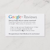 Plaza optometry visitekaartje (Achterkant)