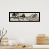 Plaza Pensacola FL Foto 1909 Poster (Keuken)