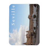 Plaza van Spanje in Sevilla. Magneet (Verticaal)