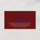 PLBizCard-pas indien nodig aan Visitekaartje (Achterkant)