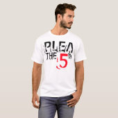 Plea de 5de — T-shirt (Voorkant volledig)
