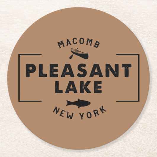 Pleasant Lake Onderzetter (Voorkant)