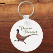 Pleasant Pheasant Sleutelhanger (Voorkant)