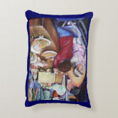 Pleasant Picnic, Mexico Accent Kussen (Achterkant (Verticaal))