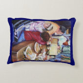 Pleasant Picnic, Mexico Accent Kussen (Achterkant)