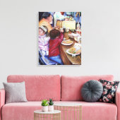 Pleasant Picnic, Mexico Canvas Afdruk (Insitu (Woonkamer))