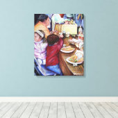Pleasant Picnic, Mexico Canvas Afdruk (Insitu (Houten vloer))