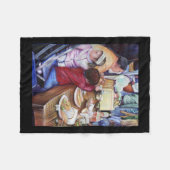 Pleasant Picnic, Mexico Fleece Deken (Voorkant (Horizontaal))