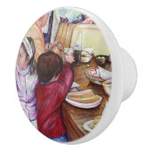 Pleasant Picnic, Mexico Keramische Knop (Rechts)