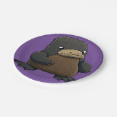 Pleasant Platypus Papieren Bordje (Gekanteld)