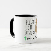 Please Do Not Disturb Mug for Coworkers (Devant gauche)