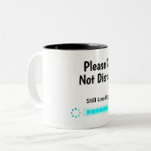 Please Do Not Disturb Mug for Coworkers (Devant gauche)