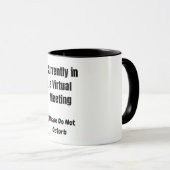 Please Do Not Disturb Mug for Coworkers (Devant droit)