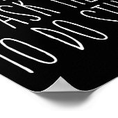 Please Don't Ask Me To Do Stuff Funny Sarcasm Quot Poster (Hoek)