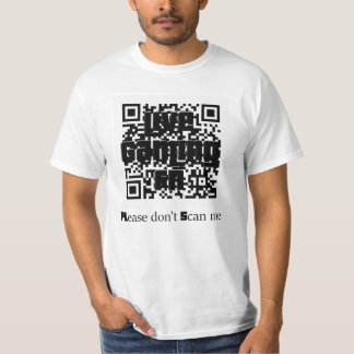 PLease don't Scan me T-shirt