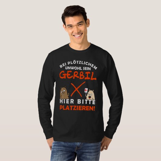 Please Gerbil here Gerbil and Gerbil T-shirt (Voorkant volledig)