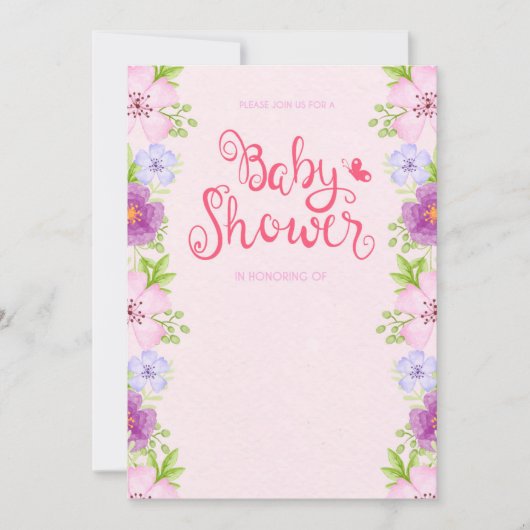 Please, join us for a baby shower kaart (Voorkant)