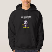 Please Maintain Safe Distance Introvert Funny Anti Hoodie (Voorkant)