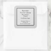 Please Save a Link Square Sticker (Sac)