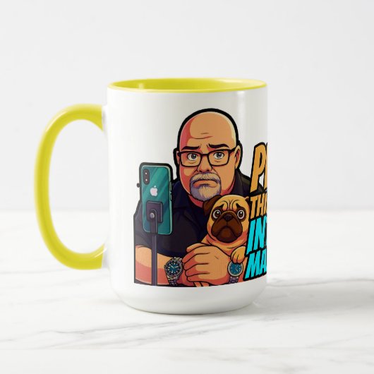 Please Think of the Internet Marketers Mug (Gauche)