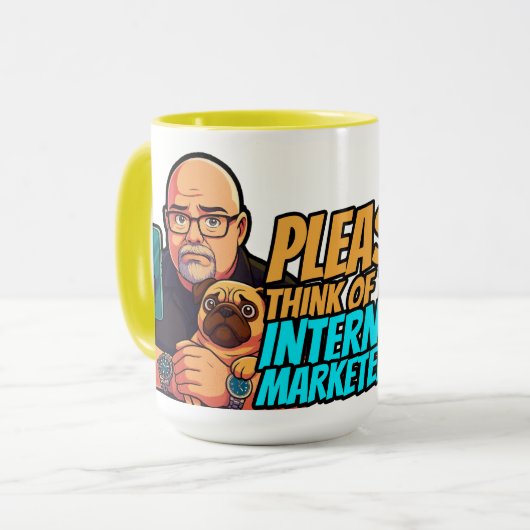 Please Think of the Internet Marketers Mug (Devant gauche)