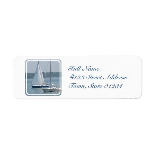 Pleasure Sail Retouradres Mailing Label (Voorkant)