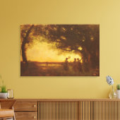 Pleasures of the Evening Canvas Afdruk (Insitu (Woonkamer))