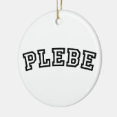 PLEBE KERAMISCH ORNAMENT (Links)