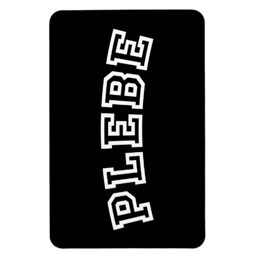 PLEBE MAGNEET (Verticaal)