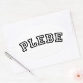 PLEBE OVALE STICKER (Envelop)