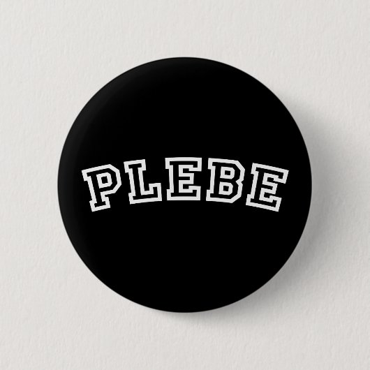 PLEBE RONDE BUTTON 5,7 CM (Voorkant)