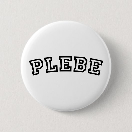 PLEBE RONDE BUTTON 5,7 CM (Voorkant)