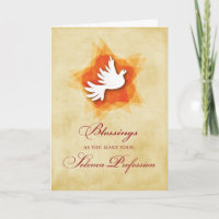 plechtig beroep religieuze zegeningen Heilige Gees