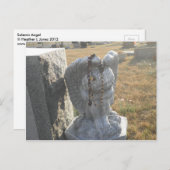 plechtige engel briefkaart (Voorkant / Achterkant)